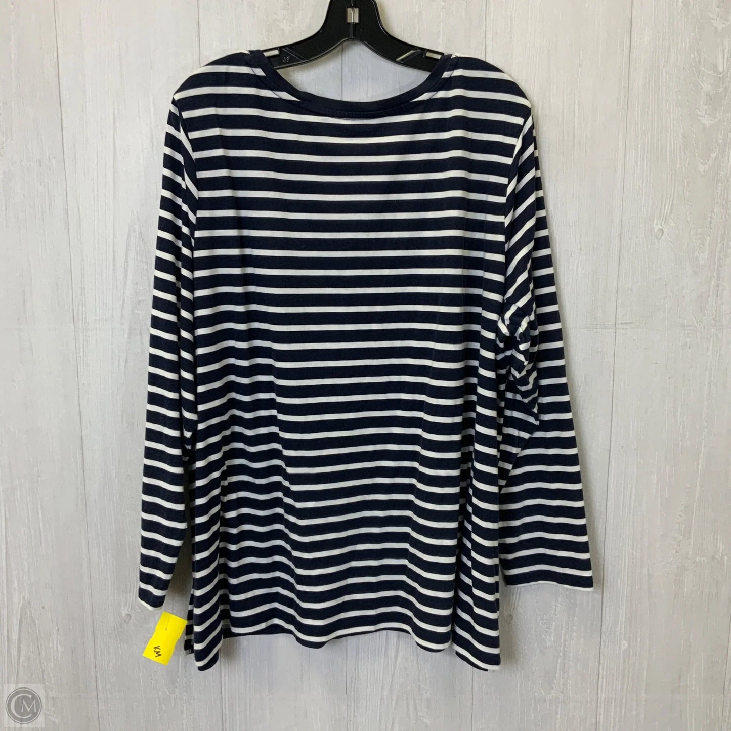 Top Long Sleeve By Lane Bryant In Striped Pattern, Size: 3x