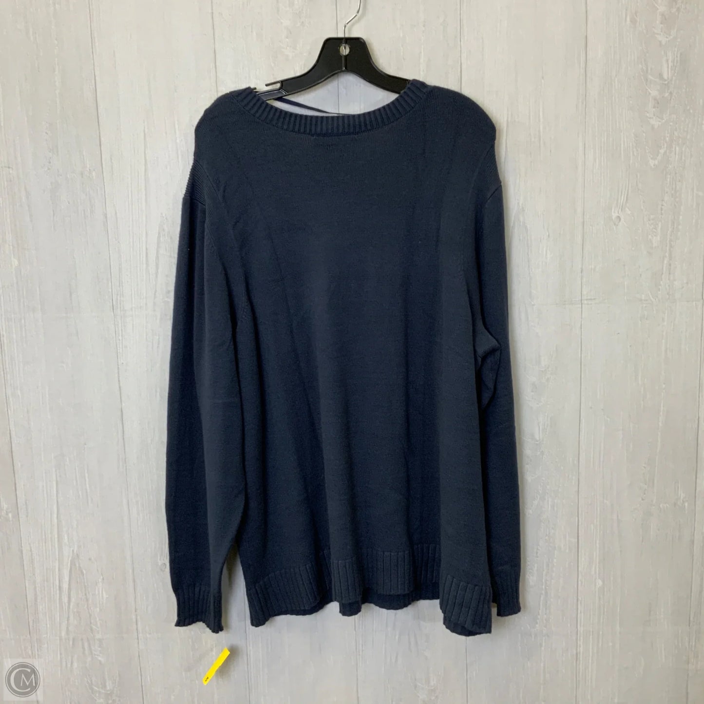 Top Long Sleeve Basic By Lane Bryant In Blue, Size: 4x