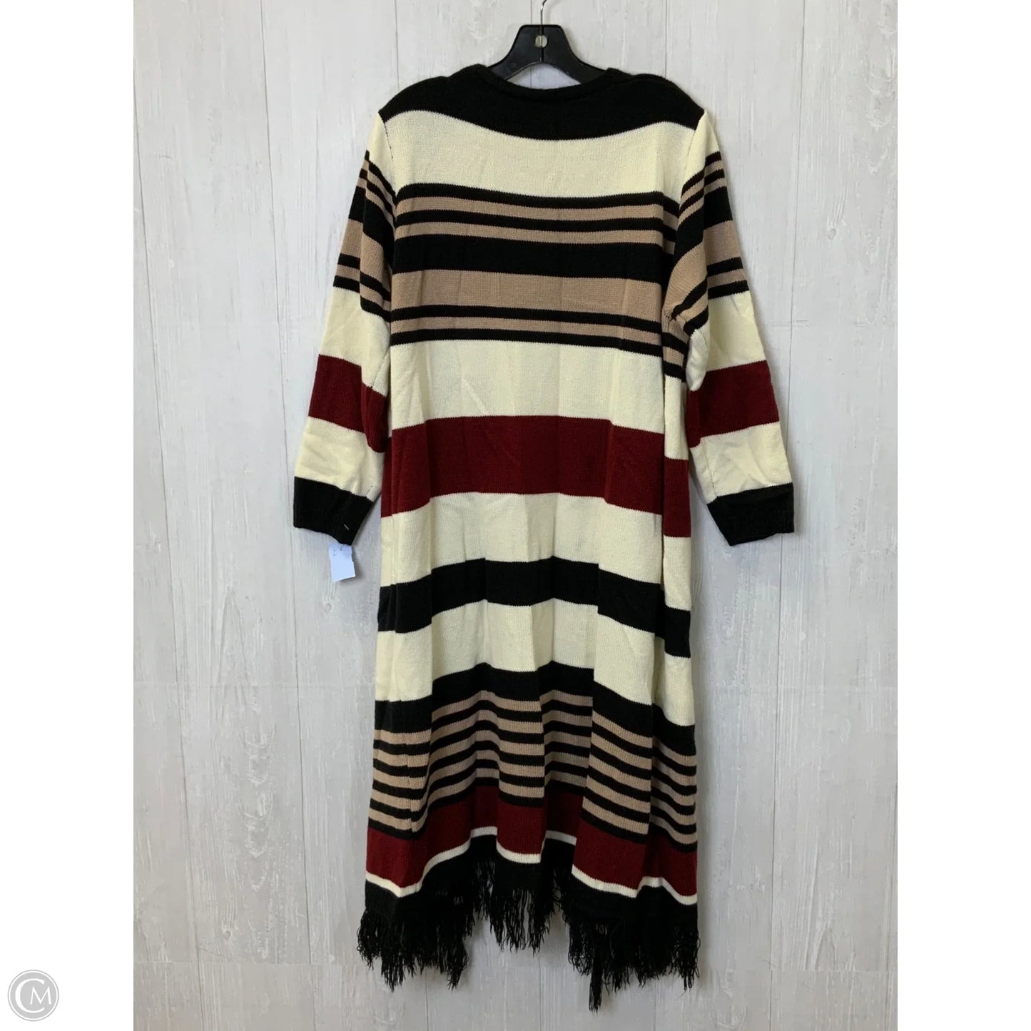 Cardigan By Shein In Striped Pattern, Size: 3x