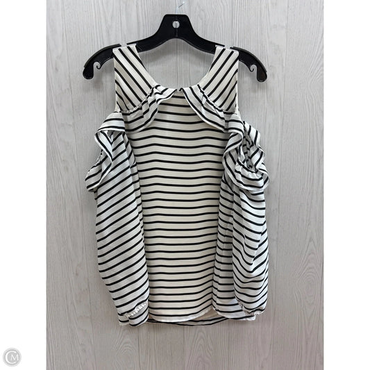 Top Long Sleeve By Maurices In Striped Pattern, Size: 1x