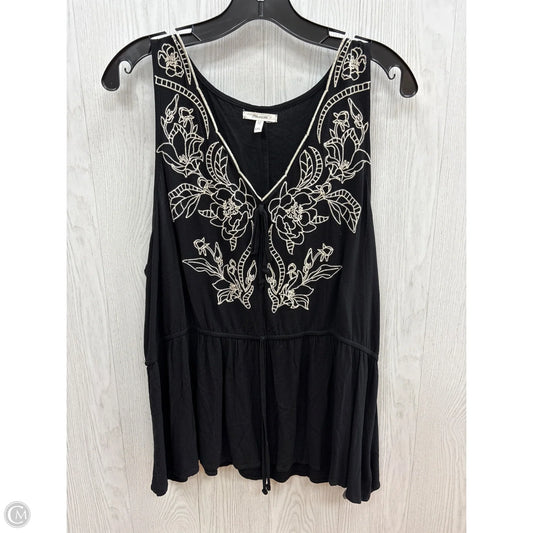 Top Sleeveless By Maurices In Black, Size: Xxl