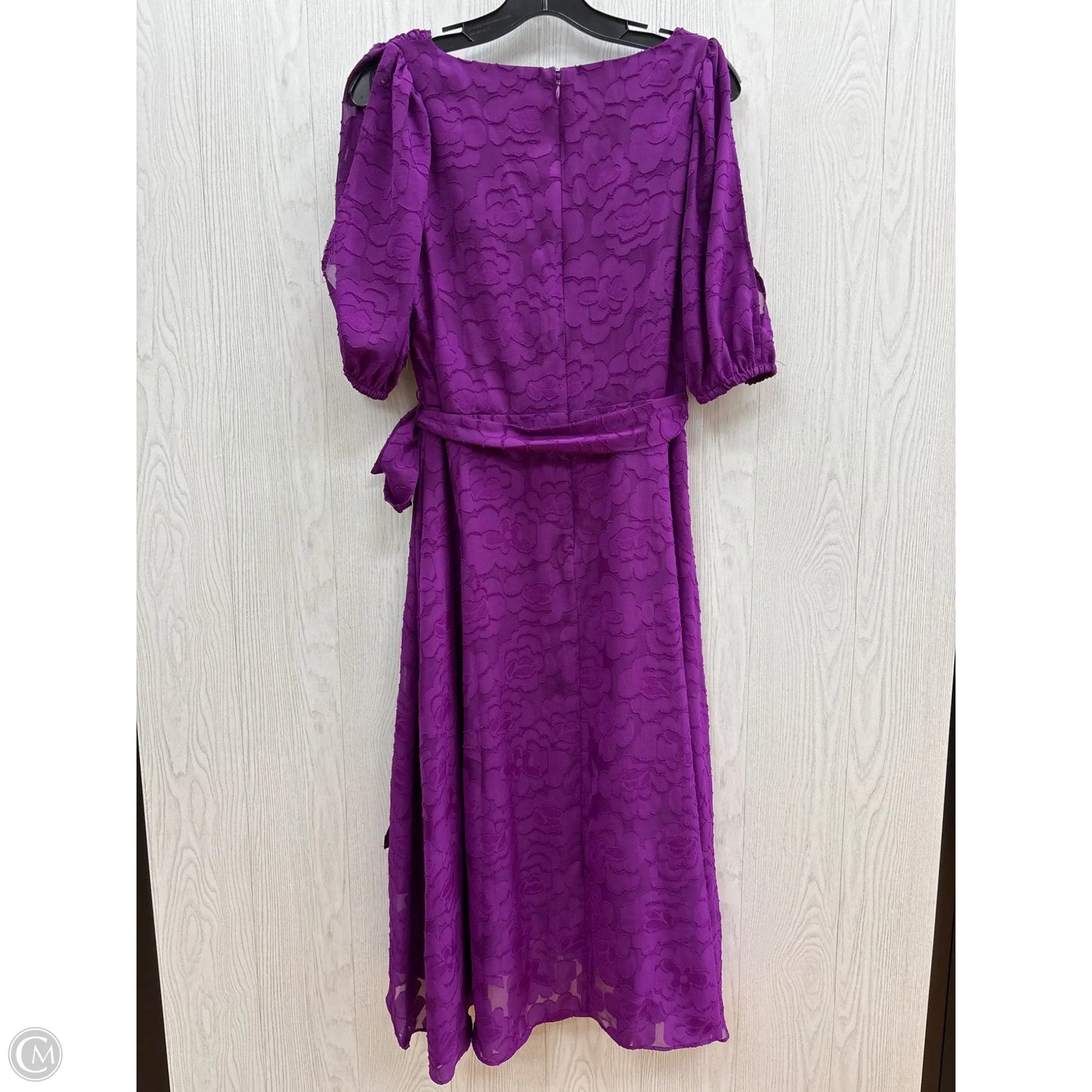 Dress Casual Midi By Dkny In Purple, Size: 10