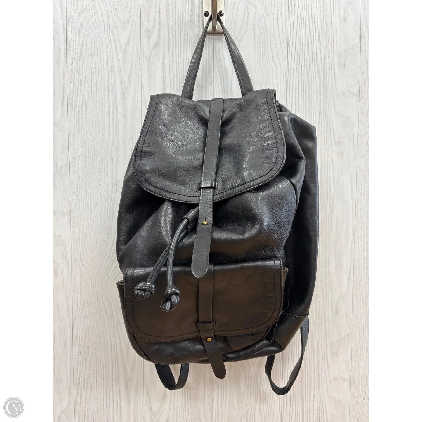 Backpack Leather By Madewell, Size: Medium