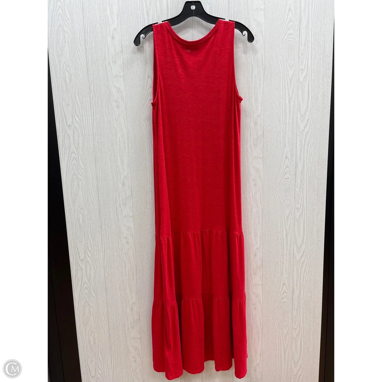 Dress Casual Maxi By J. Jill In Red, Size: M