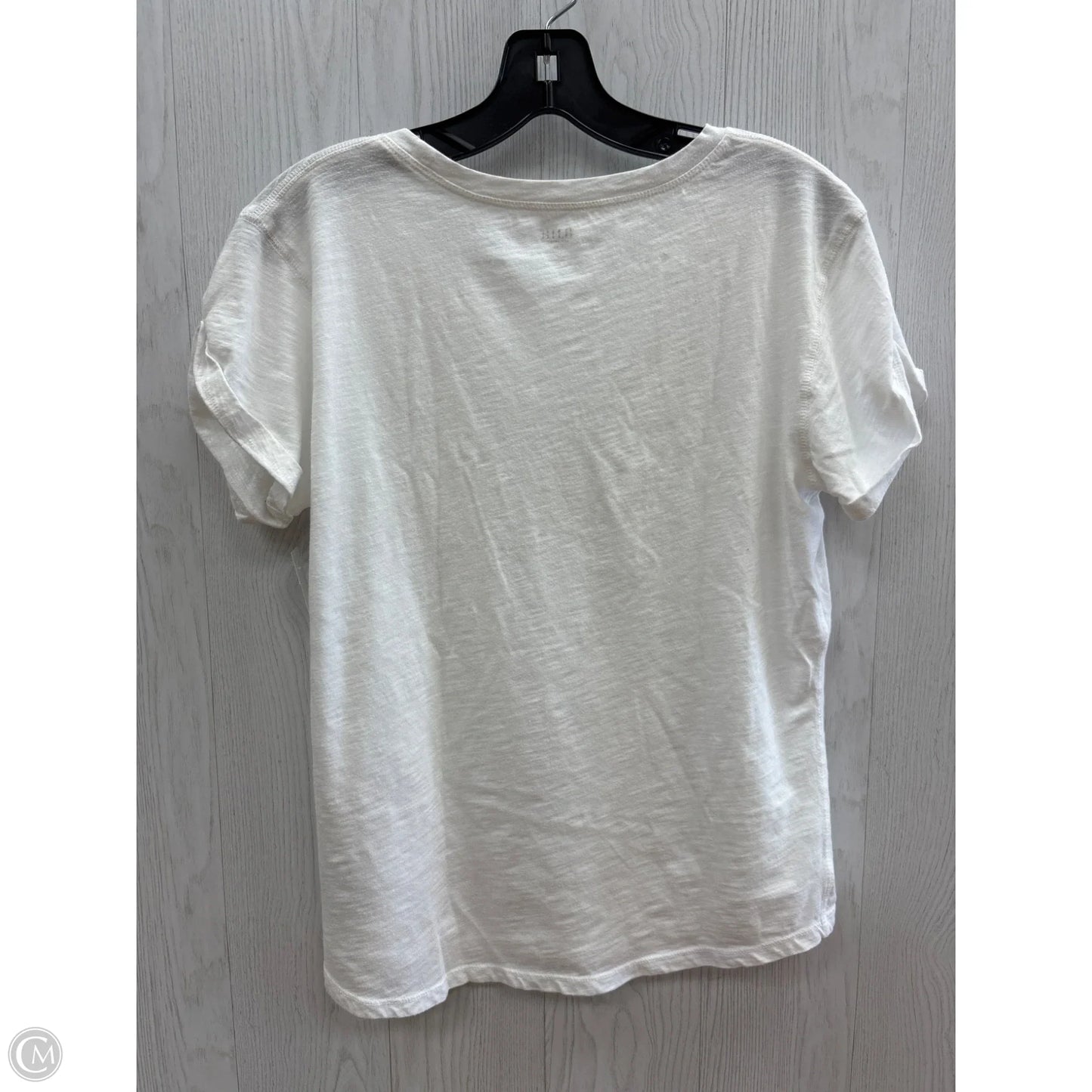 Top Short Sleeve Basic By Ana In White, Size: M