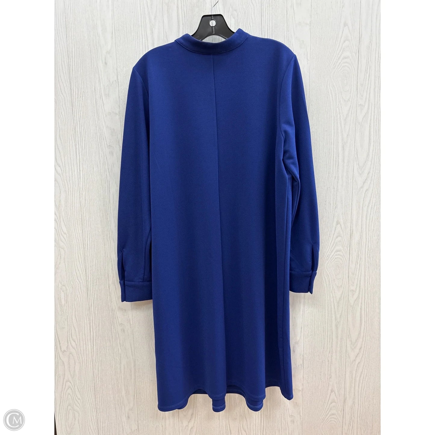 Dress Casual Midi By Eloquii In Blue, Size: 16