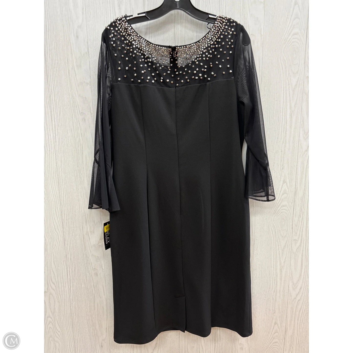 Dress Party Short By Alex Evenings In Black, Size: 16