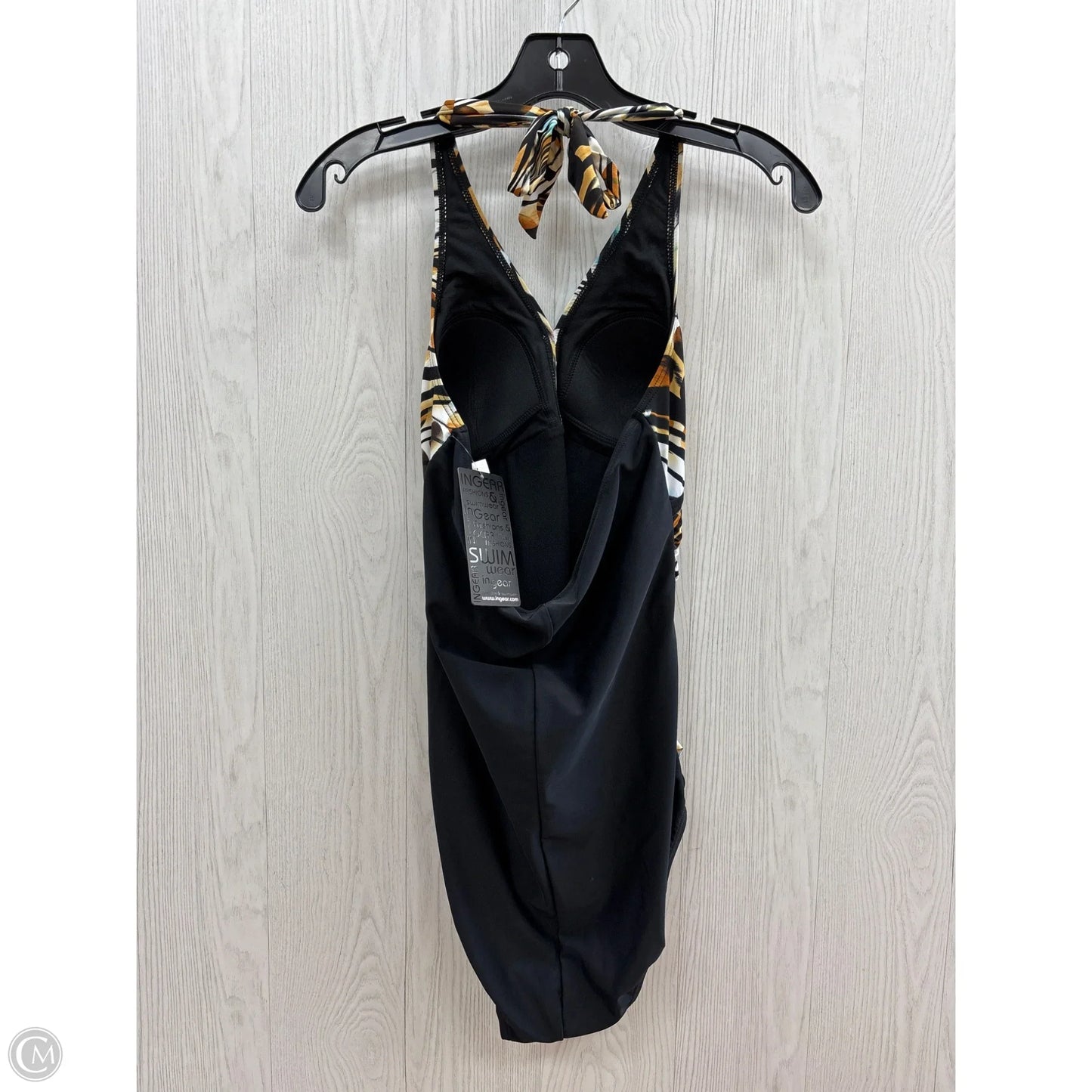 Swimsuit By Clothes Mentor In Black & Brown, Size: 10