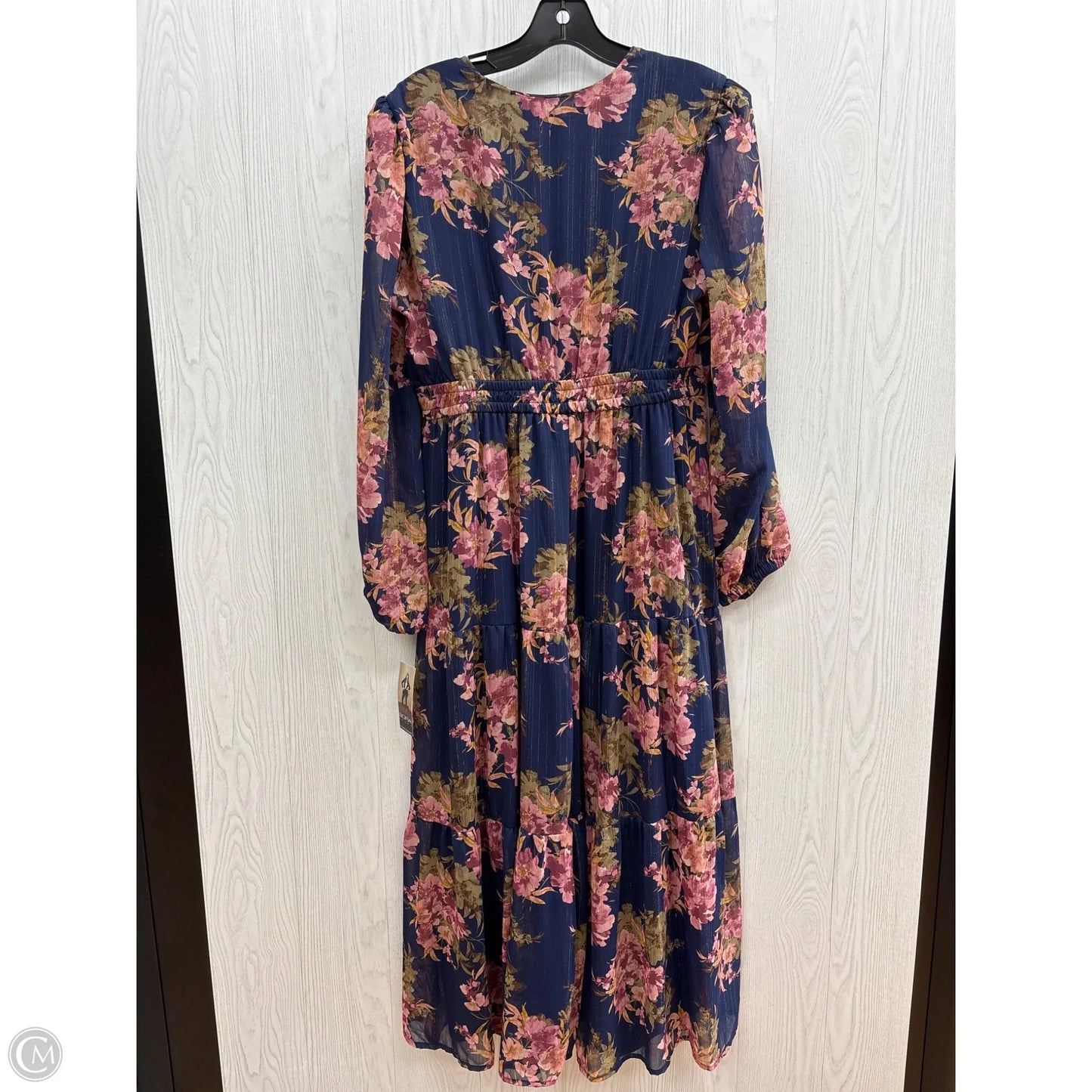 Dress Casual Maxi By Sofia By Sofia Vergara In Blue & Pink, Size: Xl