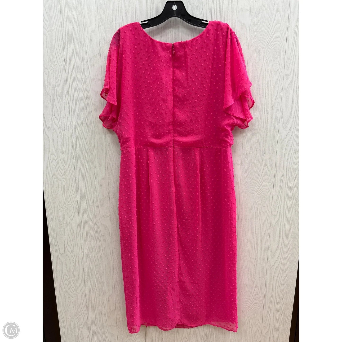 Dress Casual Maxi By Liz Claiborne In Pink, Size: 14