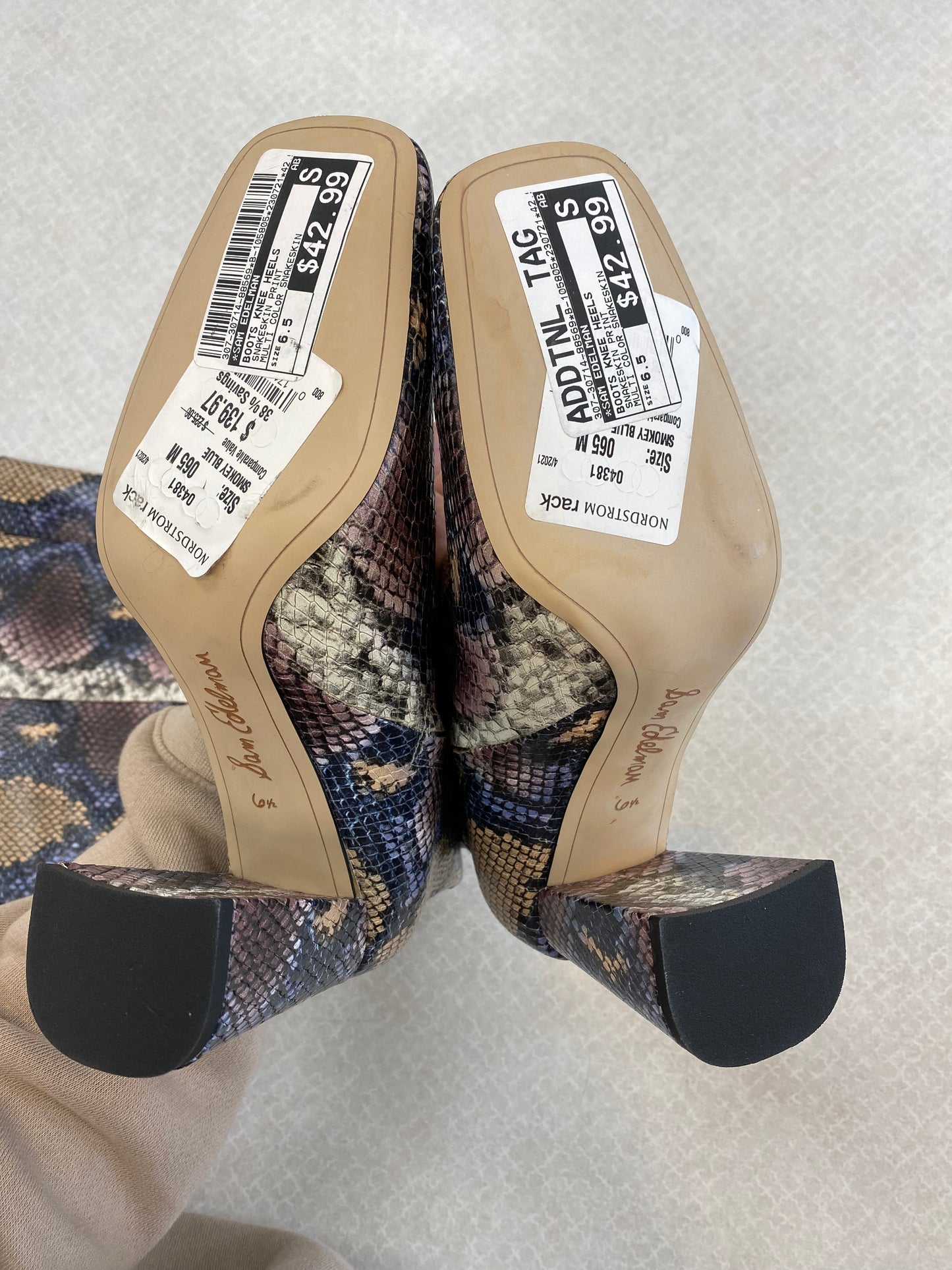 Boots Knee Heels By Sam Edelman Size: 6.5