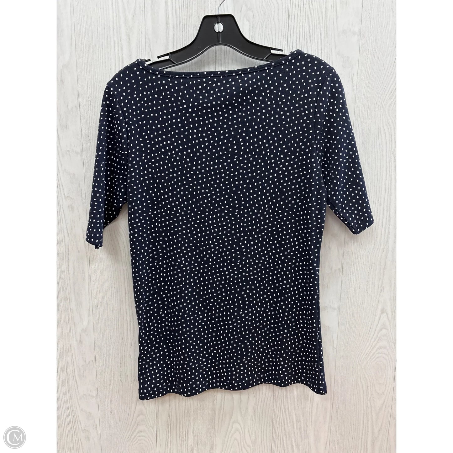 Top Short Sleeve Basic By Tommy Hilfiger In Polkadot, Size: S