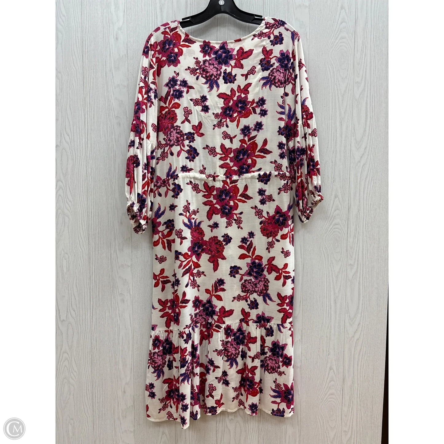 Dress Casual Midi By Clothes Mentor In Floral Print, Size: Petite S