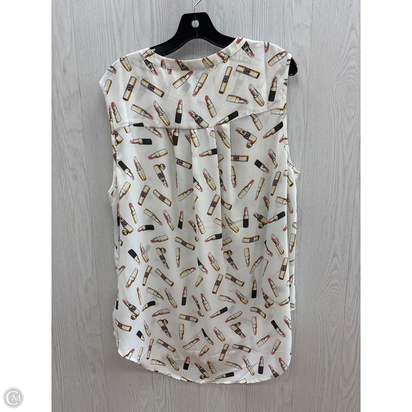 Top Sleeveless By Torrid In White, Size: 2x