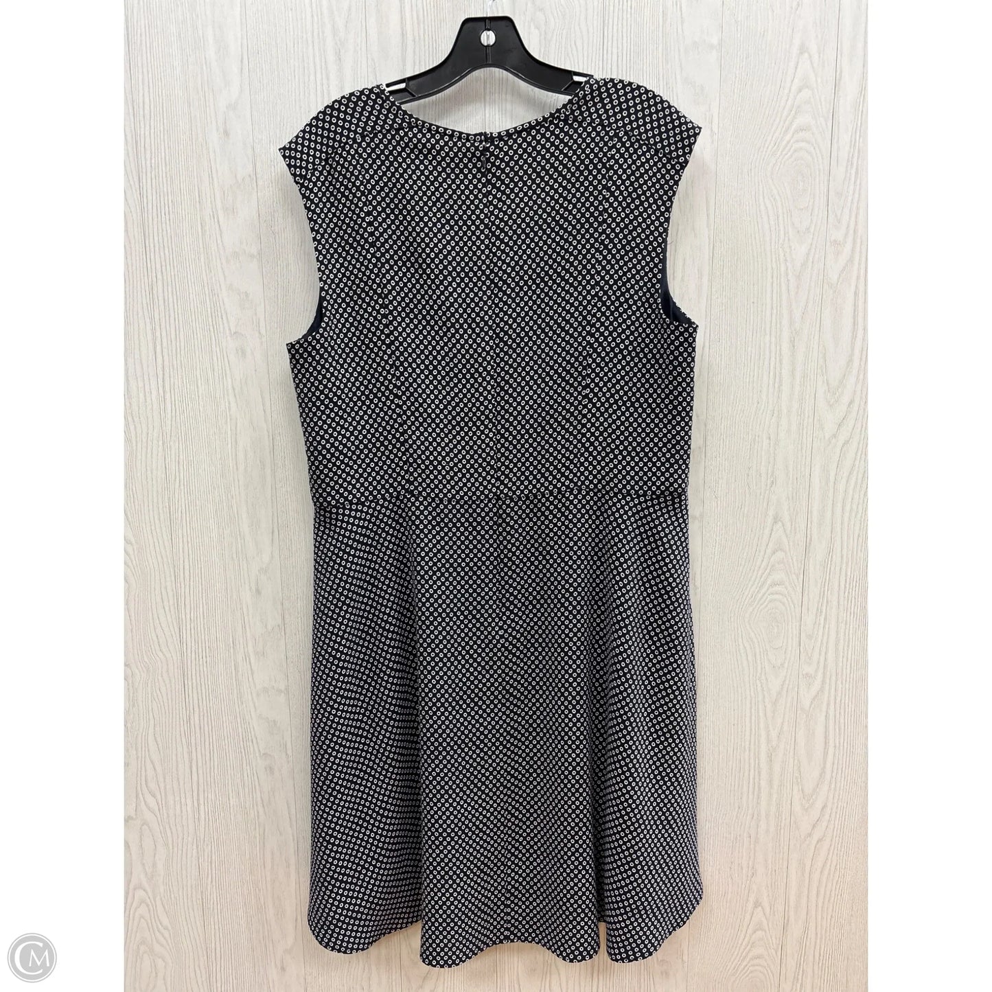 Dress Casual Midi By Ann Taylor In Navy, Size: Xl