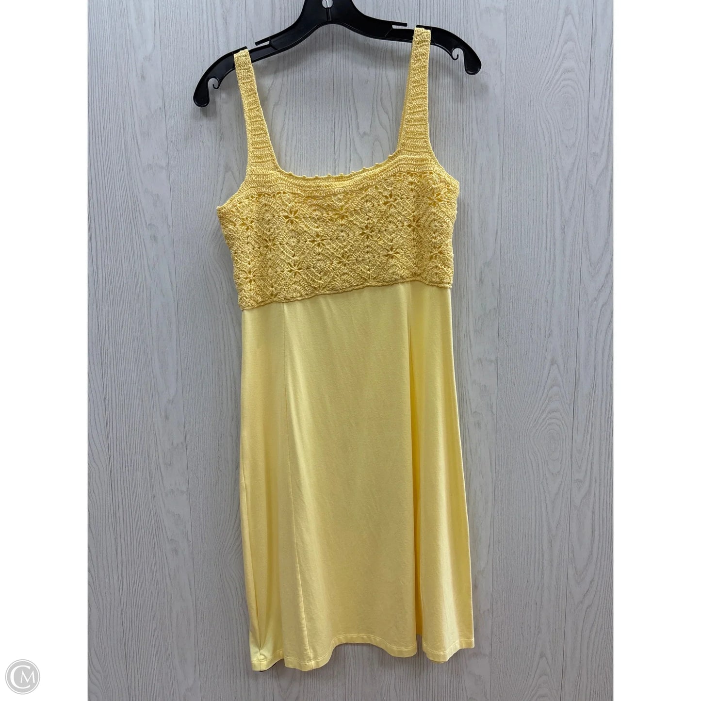 Dress Casual Midi By Athleta In Yellow, Size: M