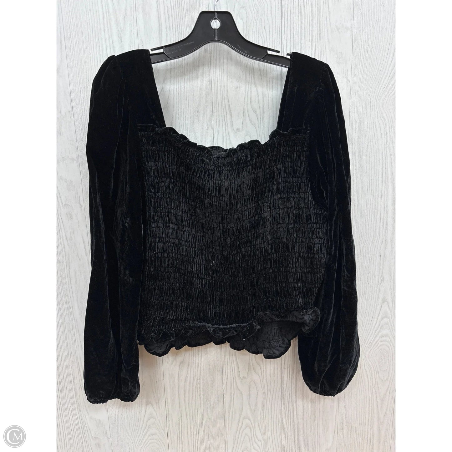 Top Long Sleeve By Torrid In Black, Size: 2x