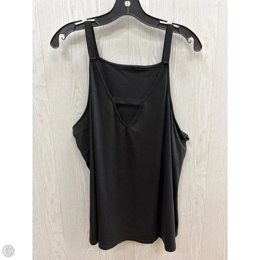 Top Sleeveless By Clothes Mentor In Black, Size: 2x