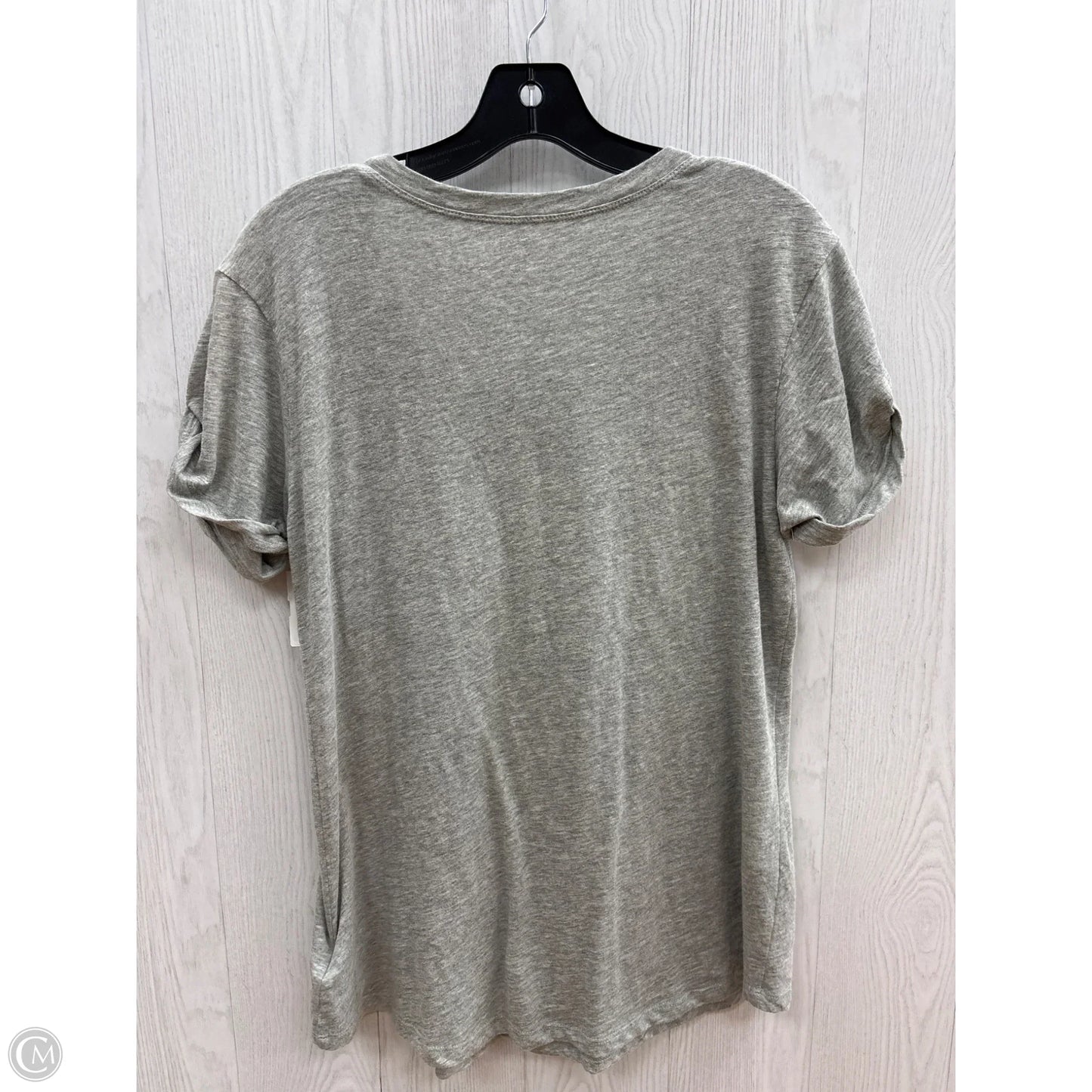 Top Short Sleeve By Ana In Grey, Size: M