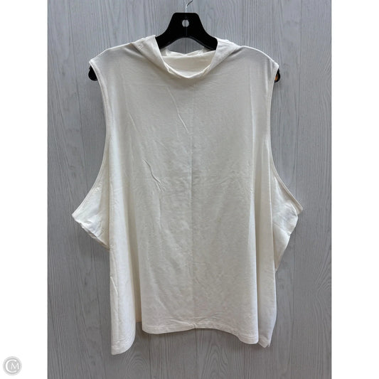 Top Sleeveless By Athleta In Cream, Size: 3x
