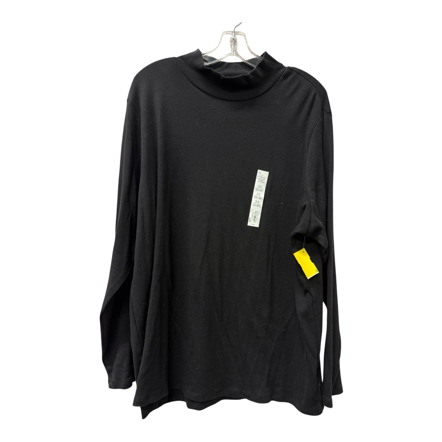 Top Ls By Croft And Barrow In Black, Size:2X