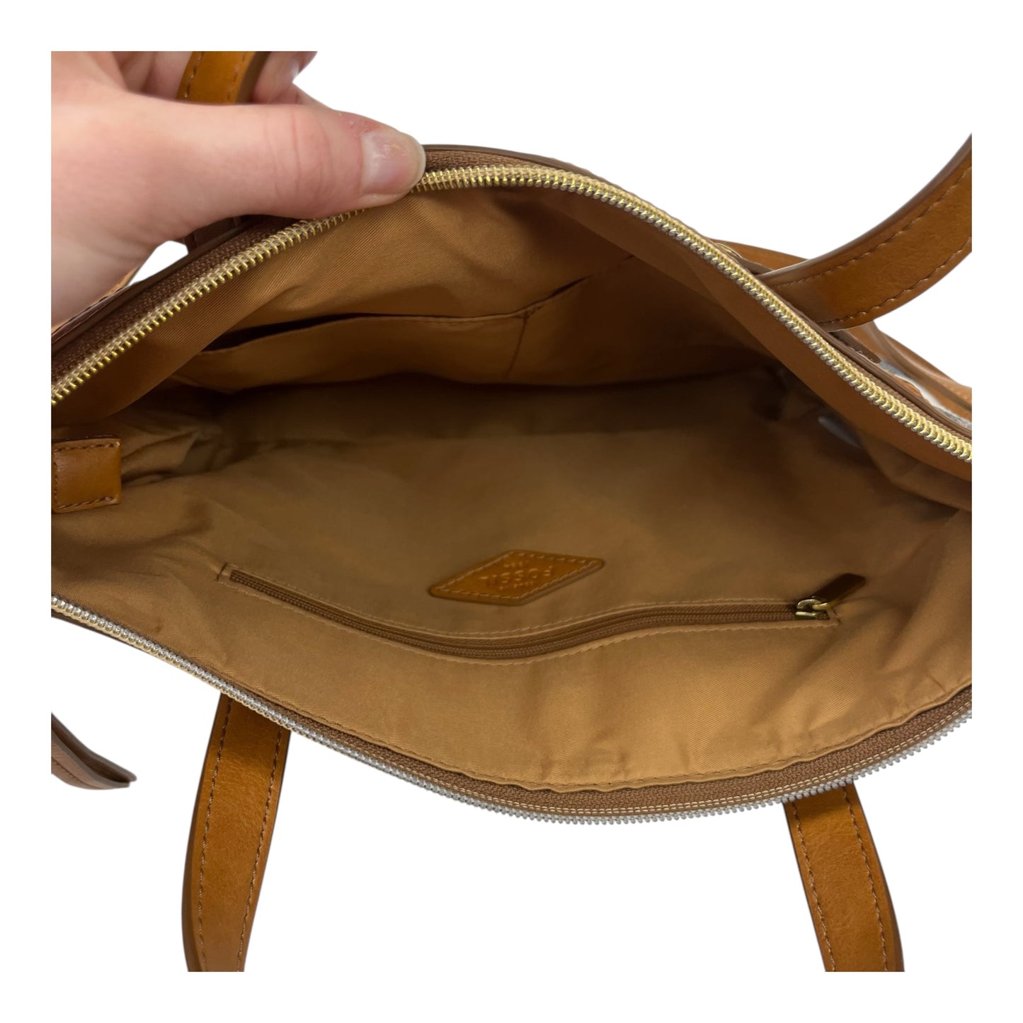 Crossbody By Fossil In Striped Pattern, Size:Medium