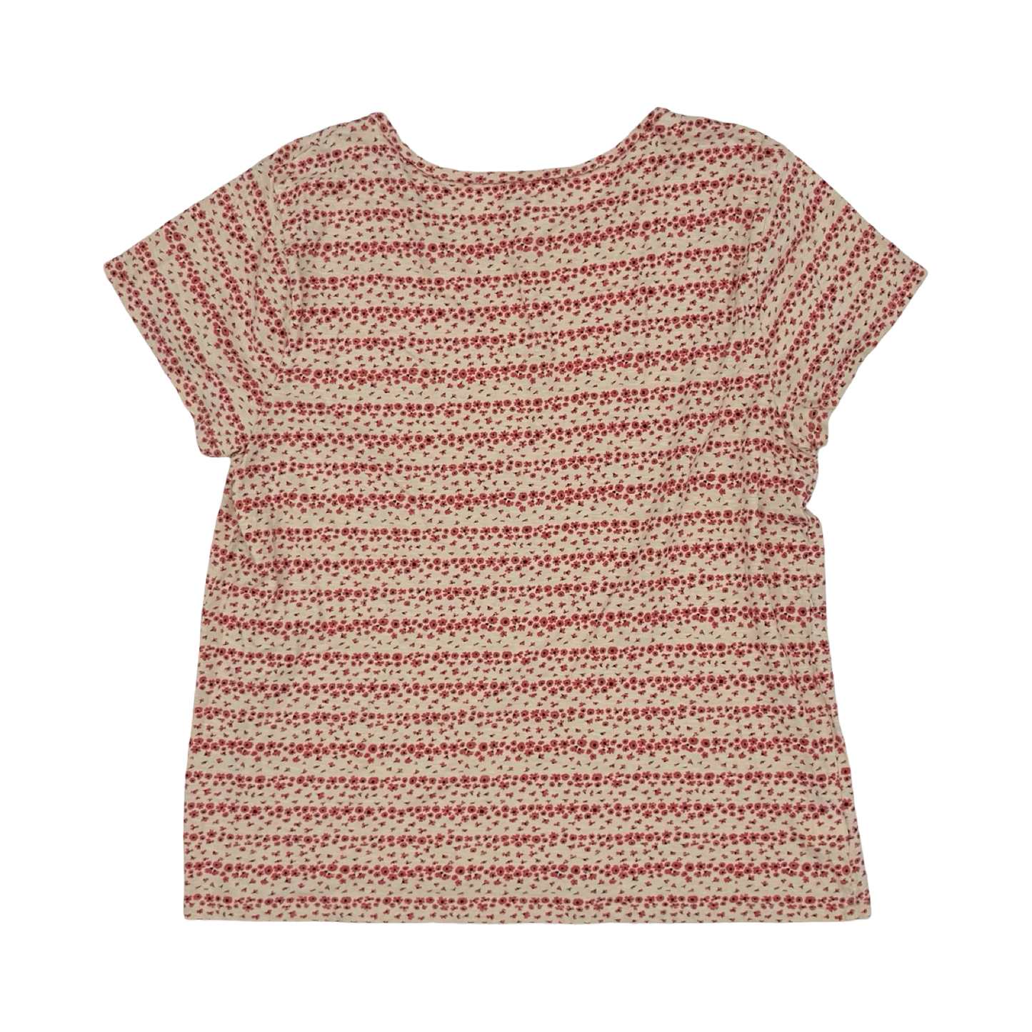 Top Ss By Loft In Floral Print, Size:Xl