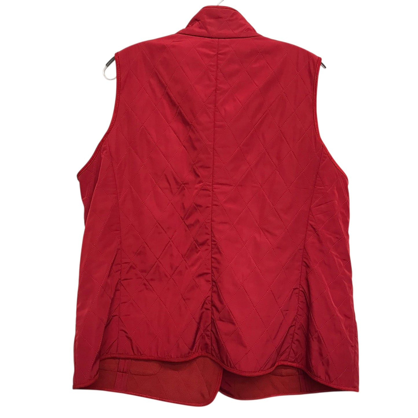 Vest Puffer & Quilted By Talbots In Red, Size:1X