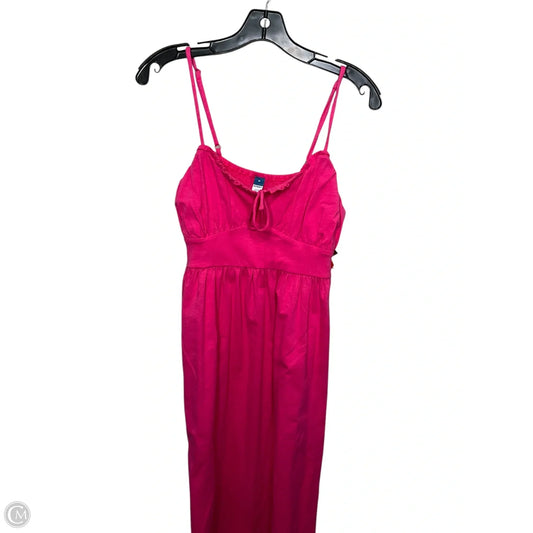 Dress Casual Midi By Old Navy In Pink, Size: M