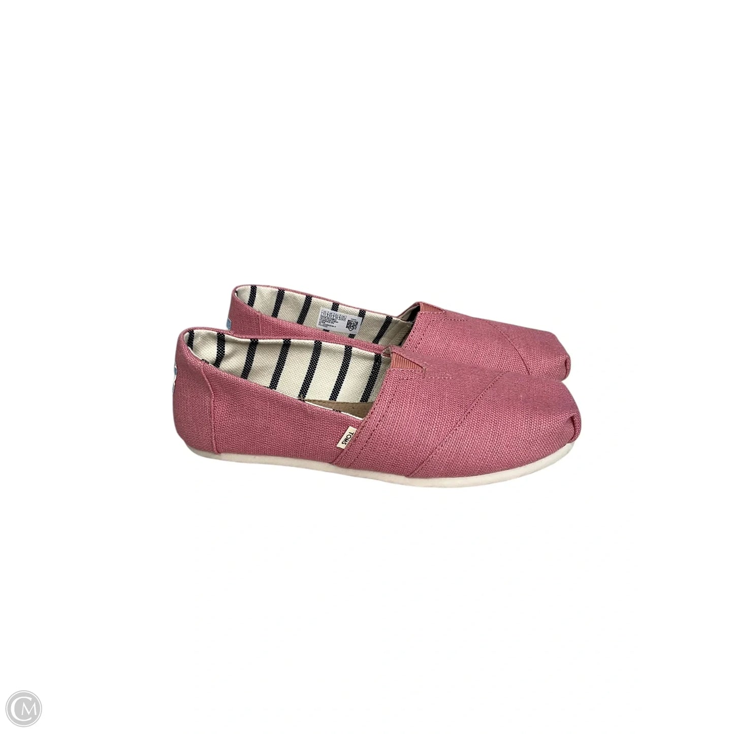 Shoes Flats By Toms In Pink, Size: 7.5