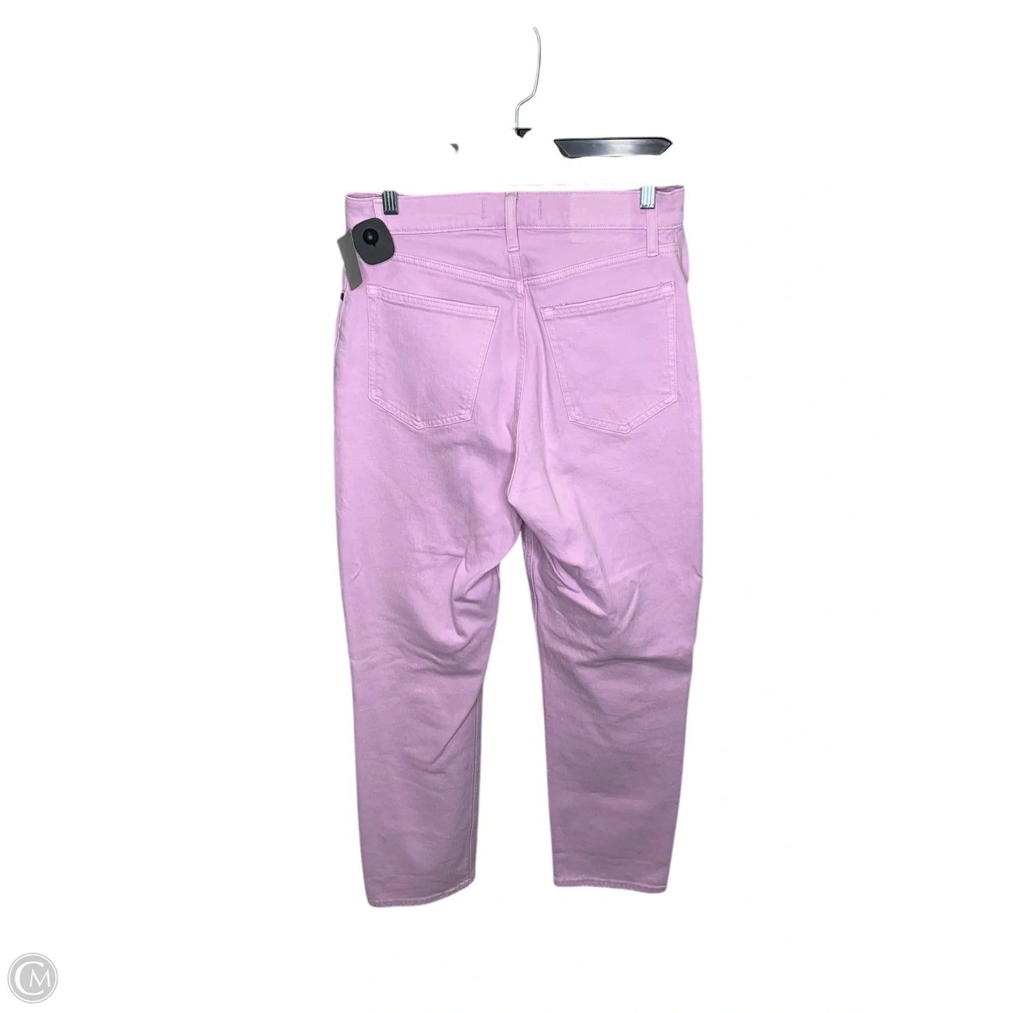 Jeans Straight By Abercrombie And Fitch In Pink Denim, Size: 8