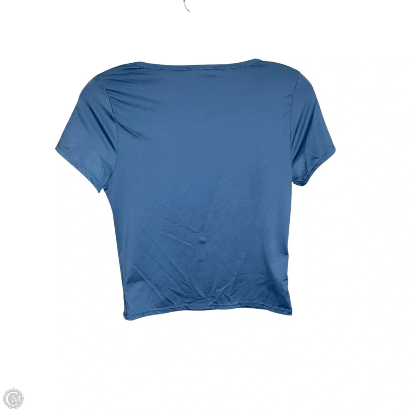 Top Short Sleeve Basic By Clothes Mentor In Blue, Size: M