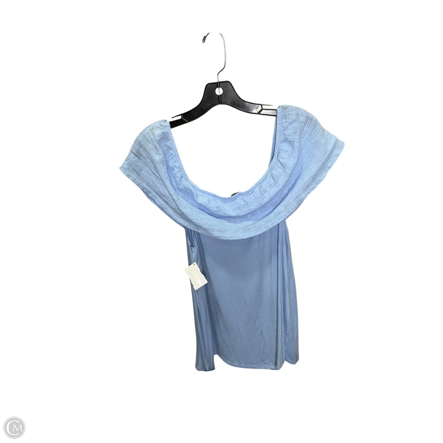 Top Short Sleeve By Cable And Gauge In Blue, Size: Xl