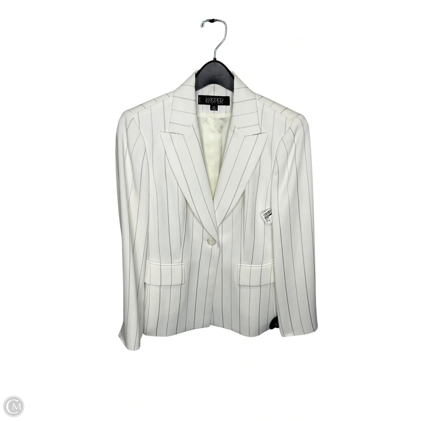 Blazer By Kasper In White, Size: 6p