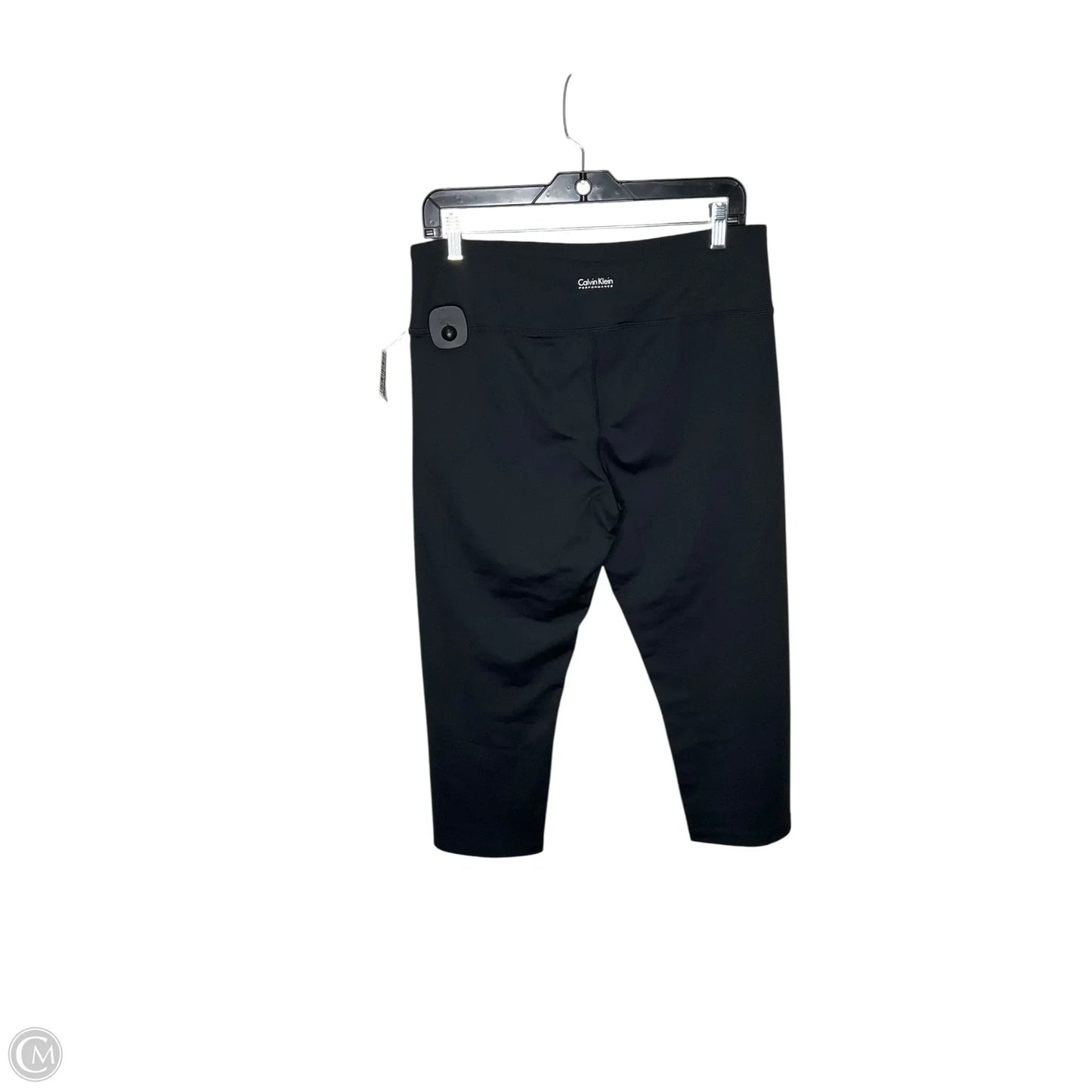 Athletic Capris By Calvin Klein In Black, Size: Xl