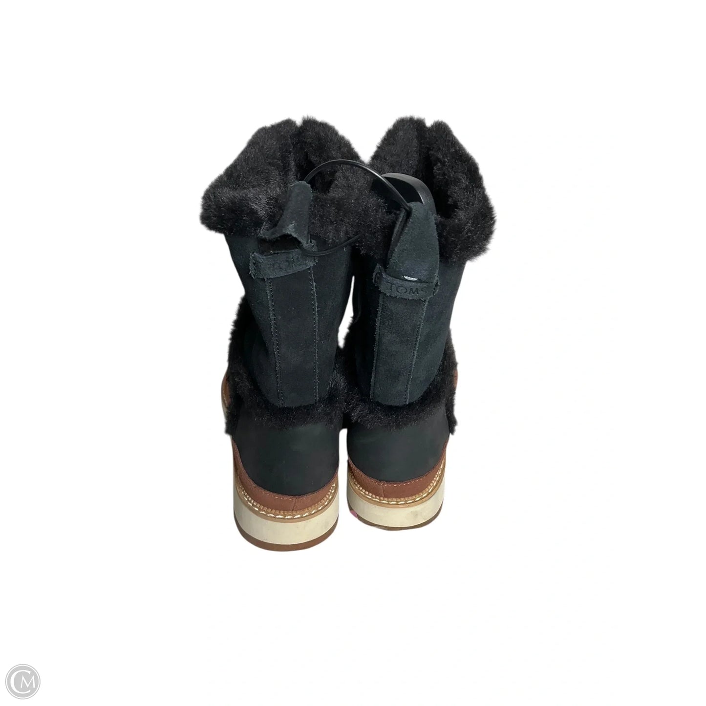 Boots Mid-calf Heels By Toms In Black, Size: 8