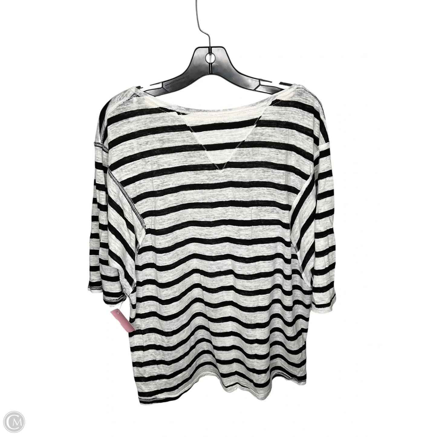 Top Short Sleeve By We The Free In Striped Pattern, Size: M