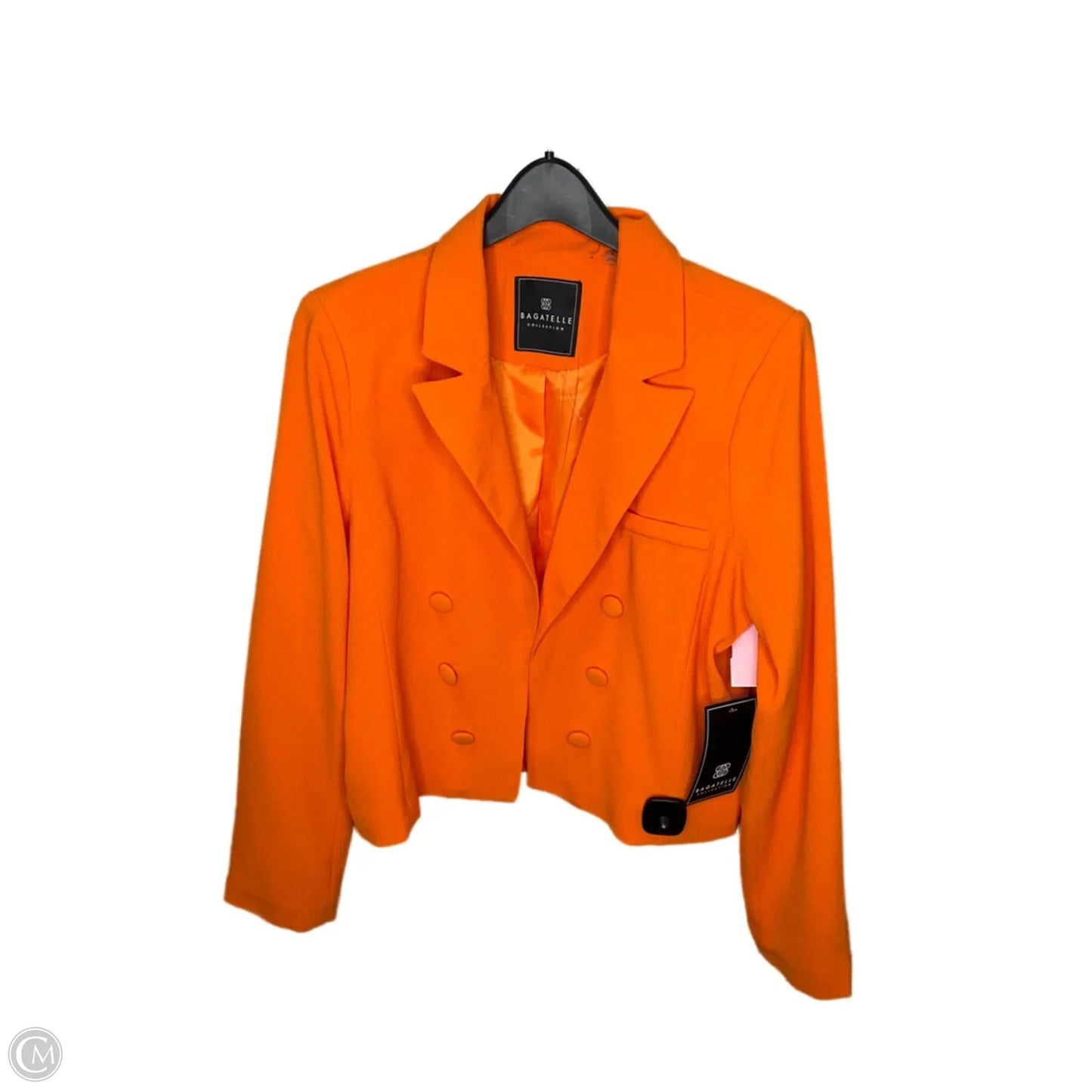 Blazer By Clothes Mentor In Orange, Size: L