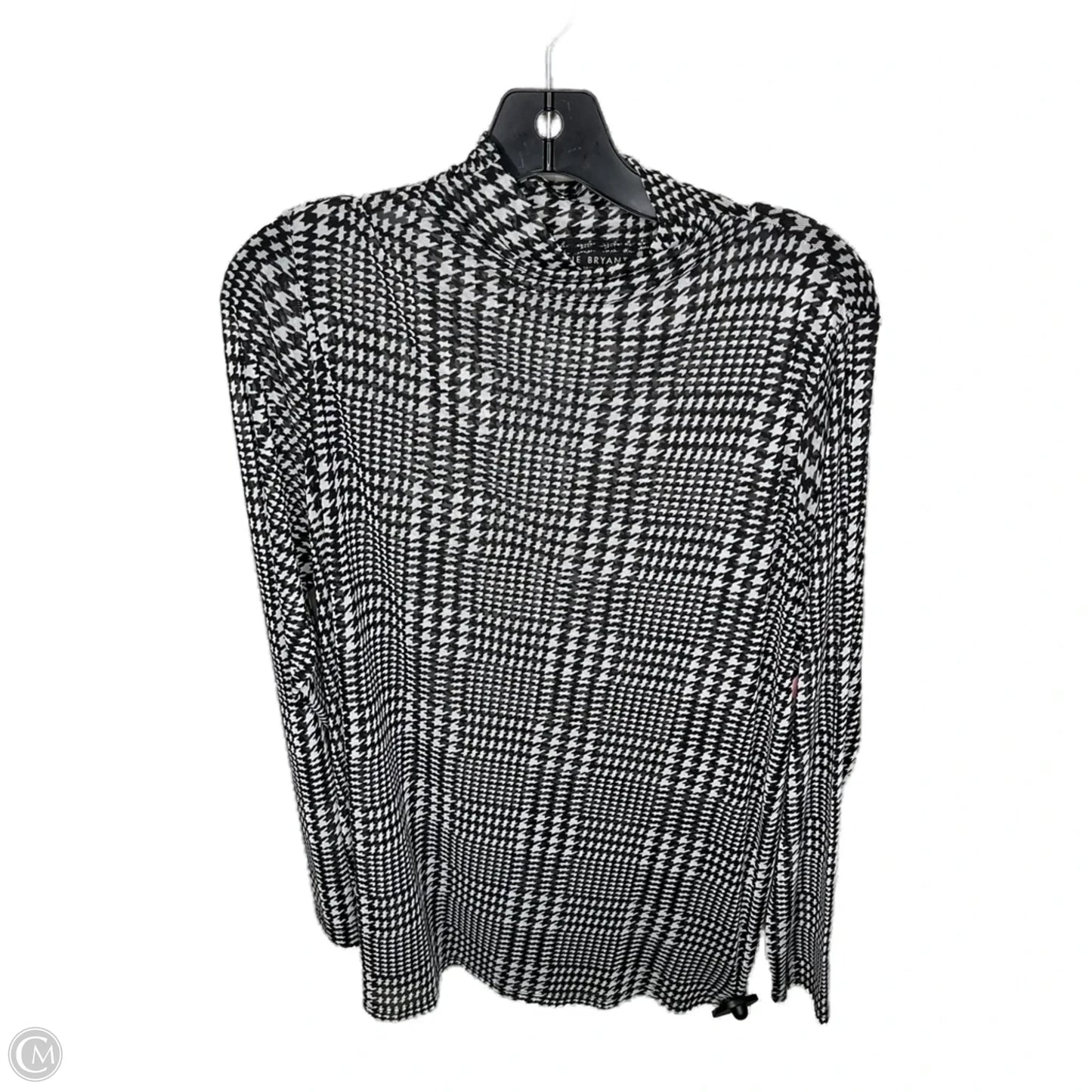 Top Long Sleeve By Lane Bryant In Black & White, Size: 2x