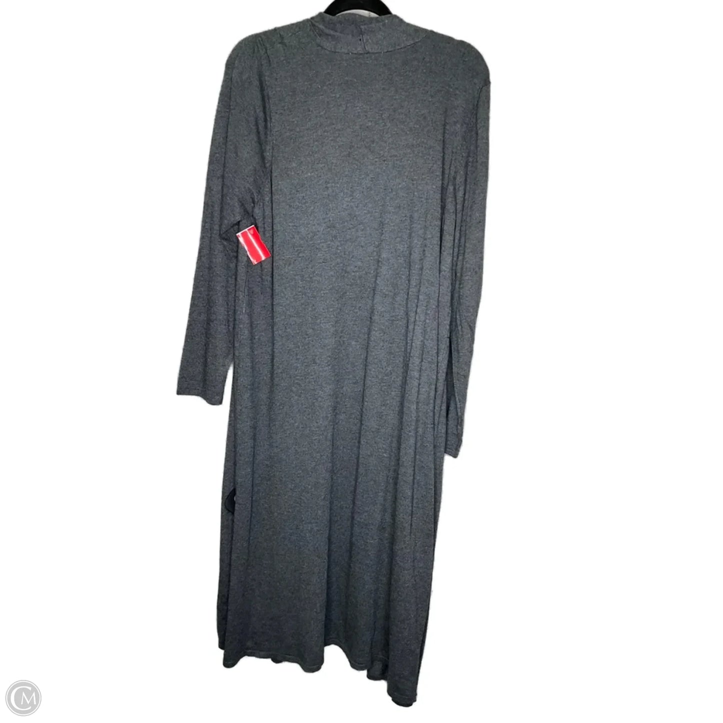 Cardigan By Jessica London In Grey, Size: 3x