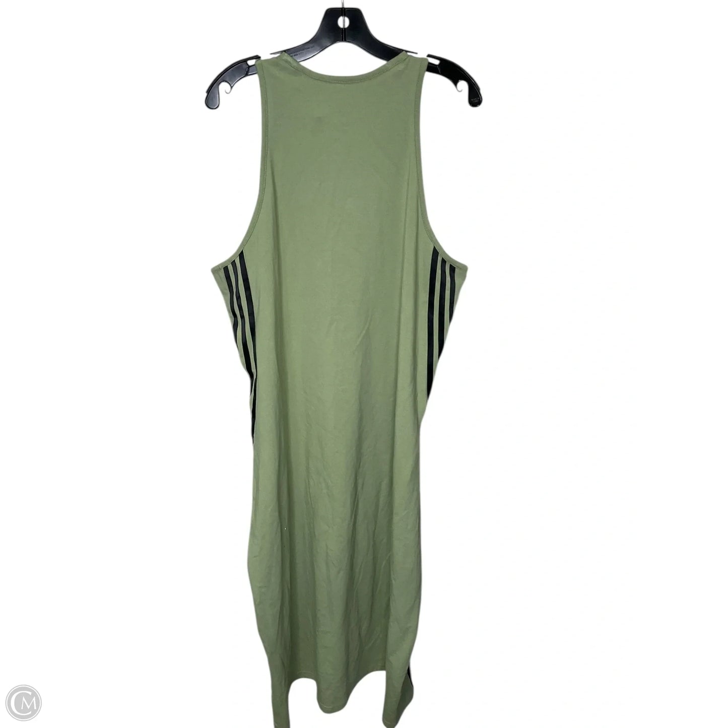 Athletic Dress By Adidas In Green, Size: 2x