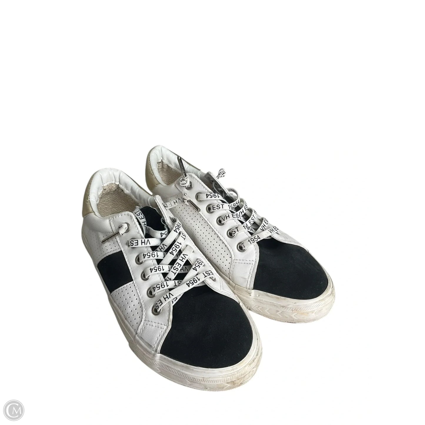 Shoes Sneakers By Vintage Havana In Black & White, Size: 7.5