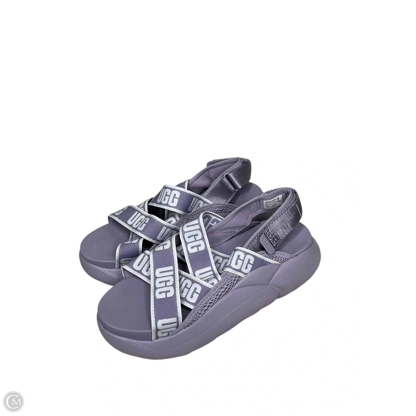 Sandals Designer By Ugg In Purple, Size: 9.5