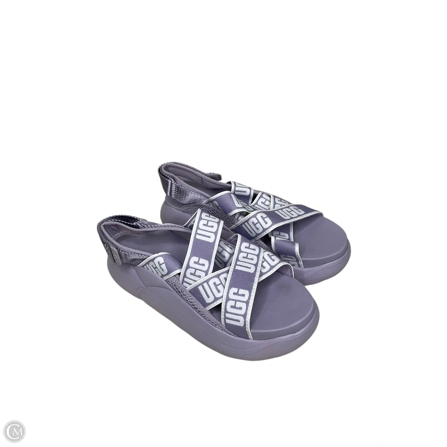 Sandals Designer By Ugg In Purple, Size: 9.5