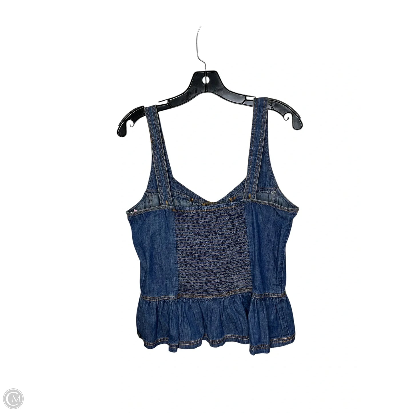 Tank Top By Pilcro In Blue Denim, Size: Xl