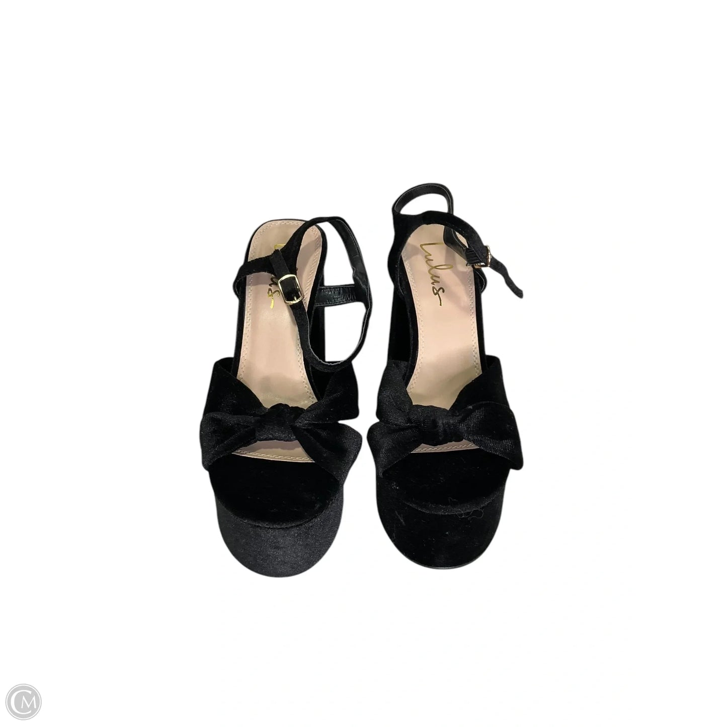 Shoes Heels Block By Lulus In Black, Size: 7.5