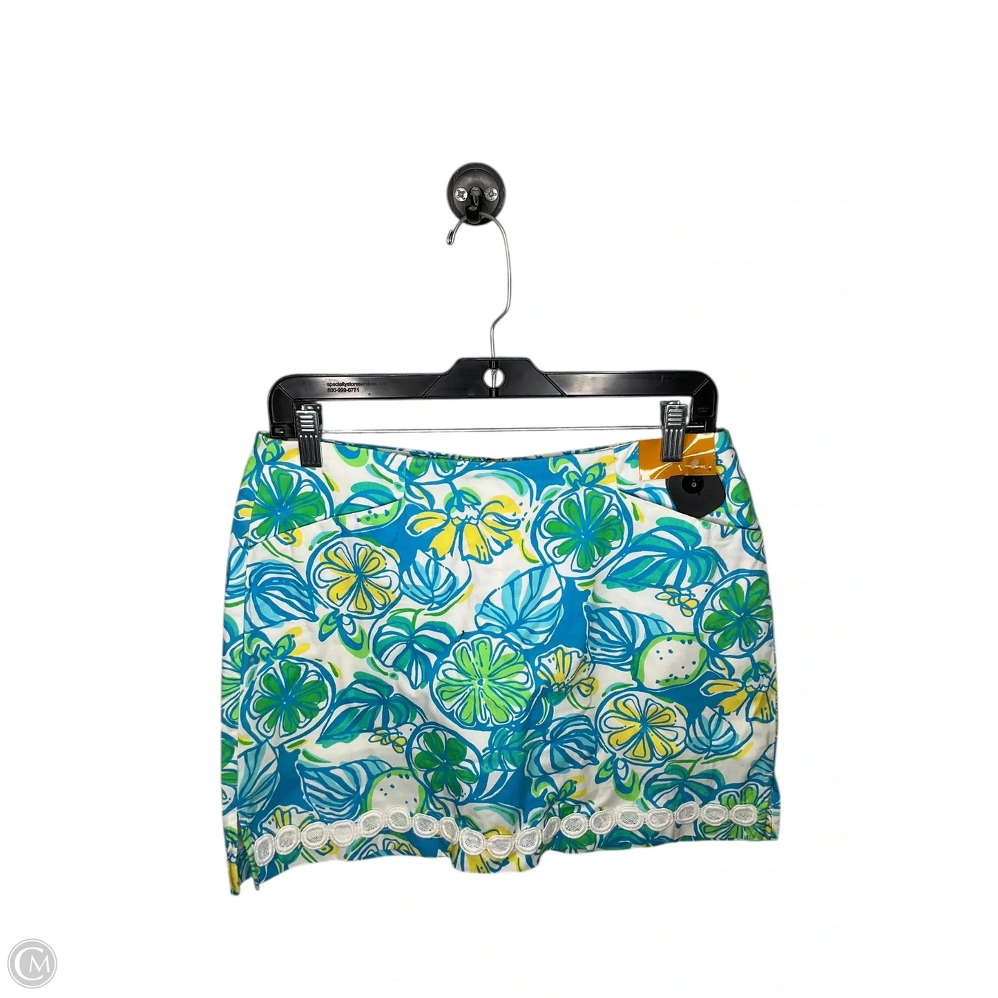 Skirt Designer By Lilly Pulitzer In Blue & Green, Size: 6