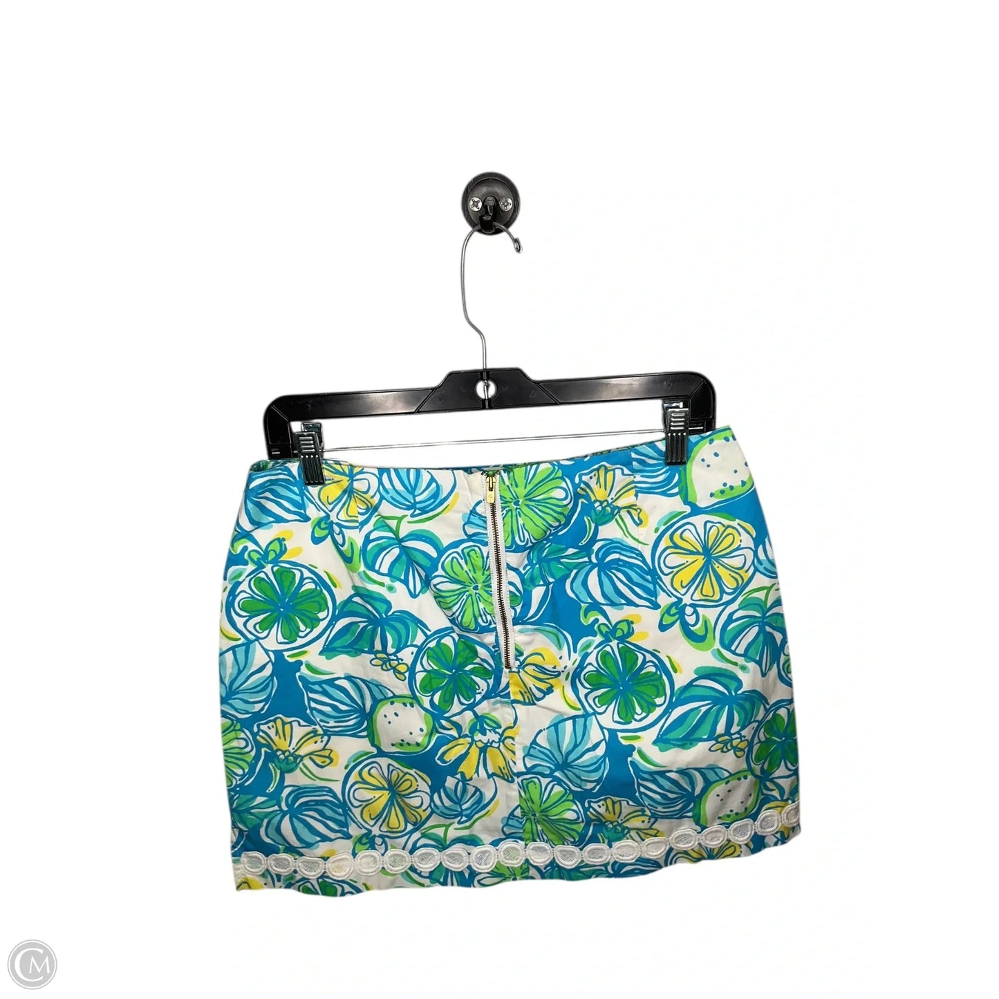 Skirt Designer By Lilly Pulitzer In Blue & Green, Size: 6