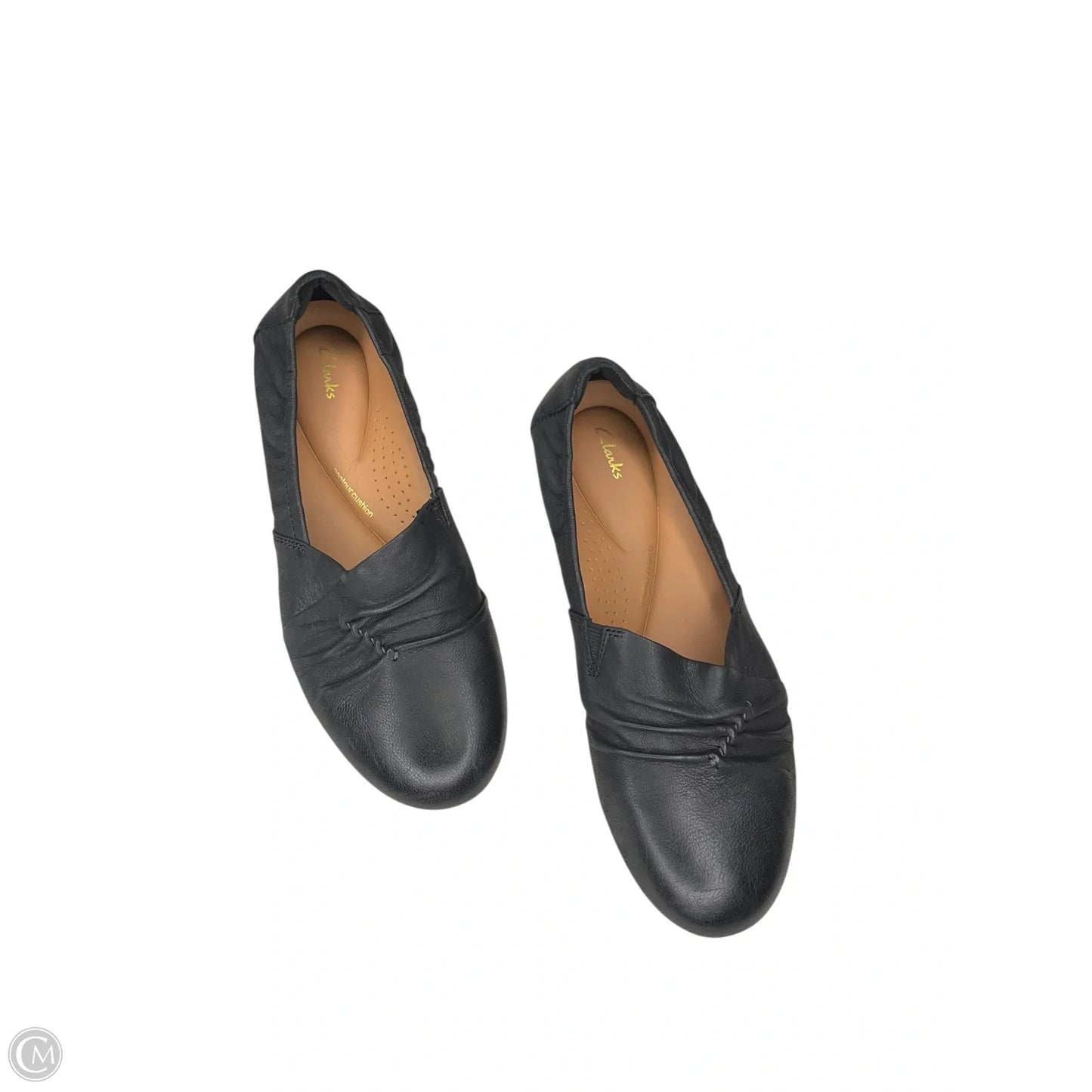Shoes Flats By Clarks In Black, Size: 8