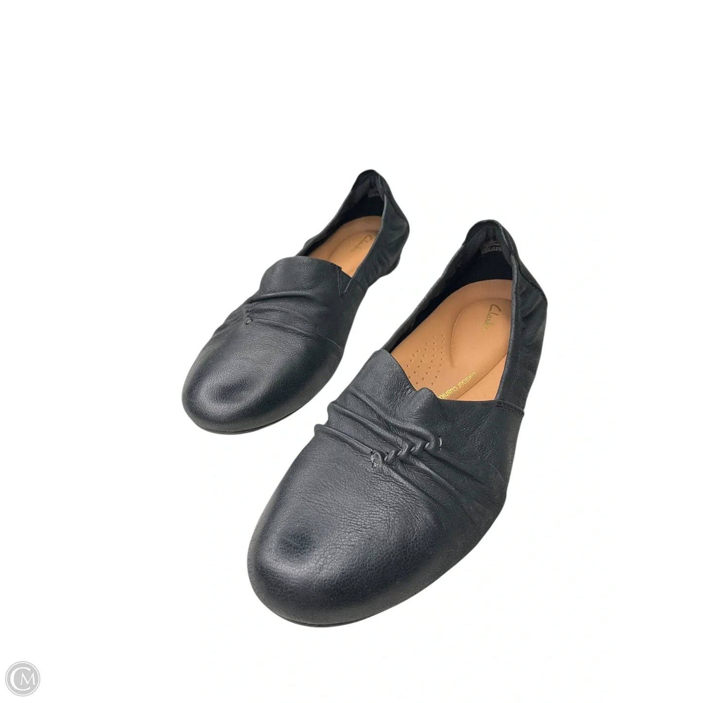 Shoes Flats By Clarks In Black, Size: 8